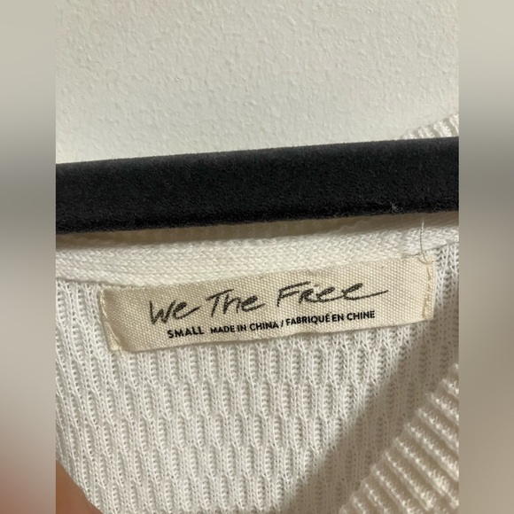 We the Free Rainbow Dreams Top in white Combo Womens size small - Picture 4 of 13